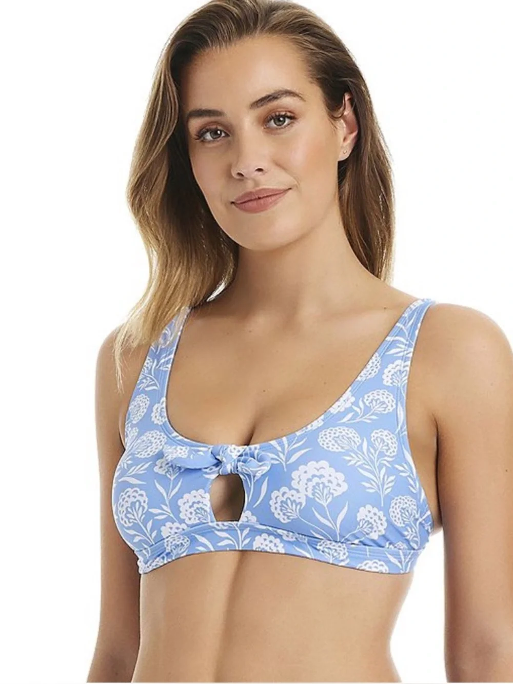 NEW…Draper James Blue Floral Two-Piece Bikini Set